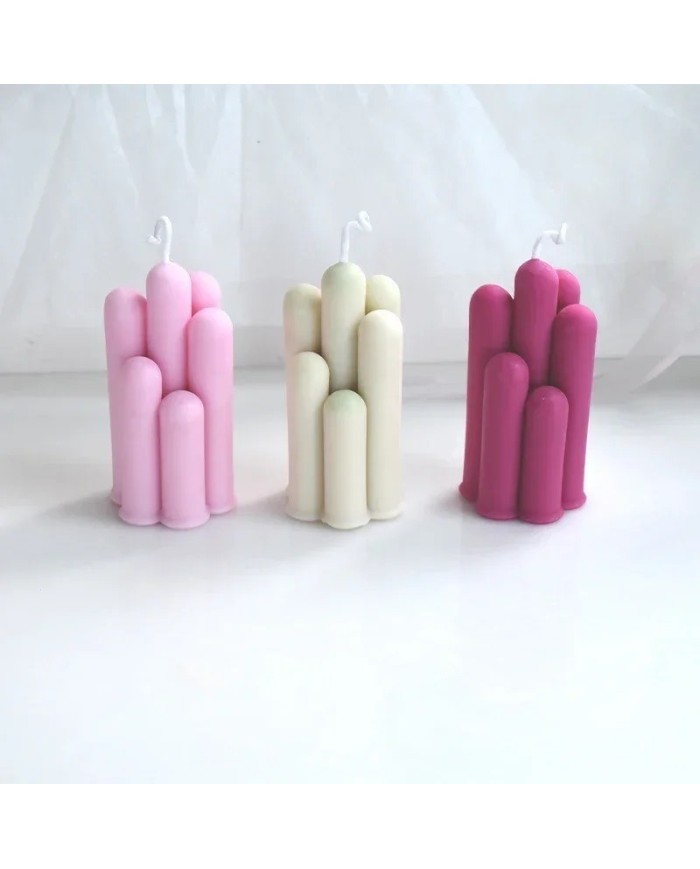 Dekoratif Bubble Mum Silikon Kalıbı - Kod: 1146B