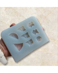 Mini Figürler Epoksi ve Beton Silikon Kalıp - Kod: