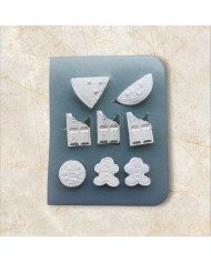 Mini Figürler Epoksi ve Beton Silikon Kalıp - Kod: