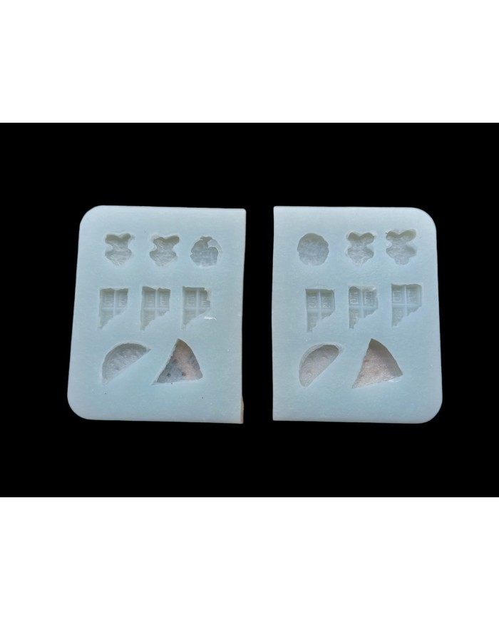 Mini Figürler Epoksi ve Beton Silikon Kalıp - Kod: