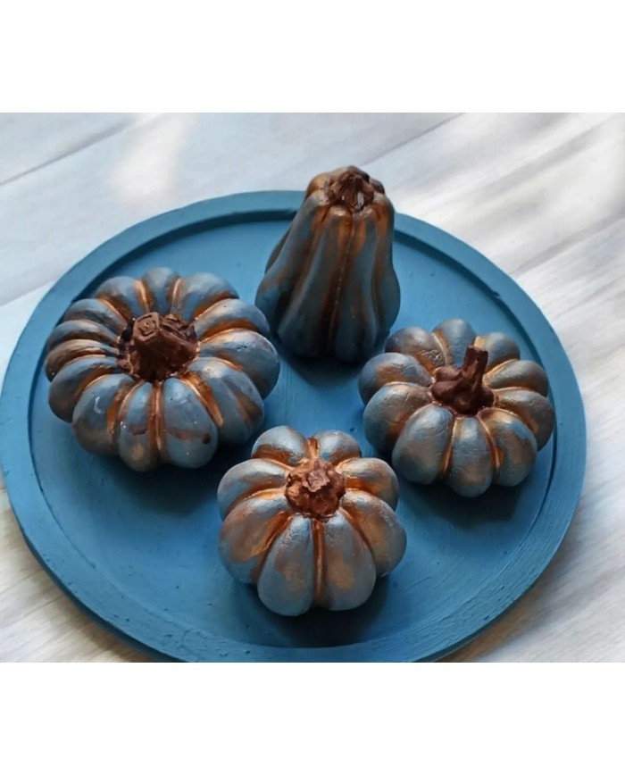 Mini Kabak Figür Epoksi, Mum ve Beton Silikon Kalıp - 6.5cm