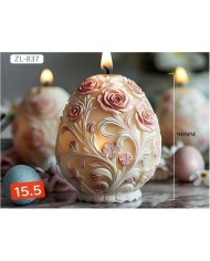 Roses & Blossoms Epoksi Mum ve Beton Kalıbı - Kod: 1203B