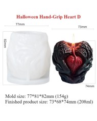 Aşkın Kalbi Epoksi Mum ve Beton Kalıbı - Kod: 1203B