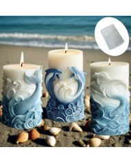 Denizaltı Masalı Epoksi Mum ve Beton Kalıbı - Kod: 1084C