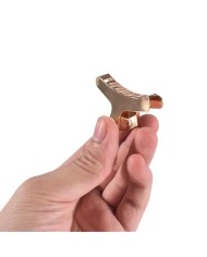 Timsah Ağızlı Gold Toka