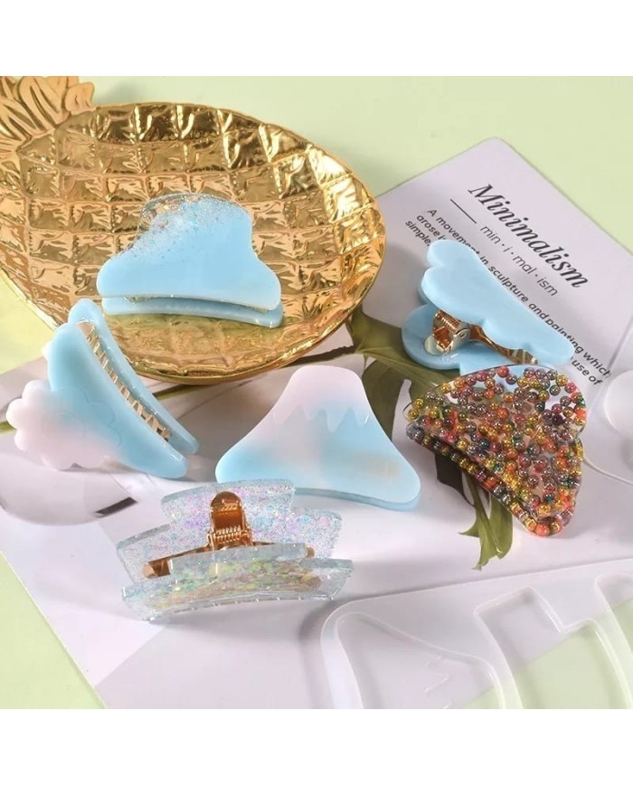 Timsah Ağızlı Gold Toka