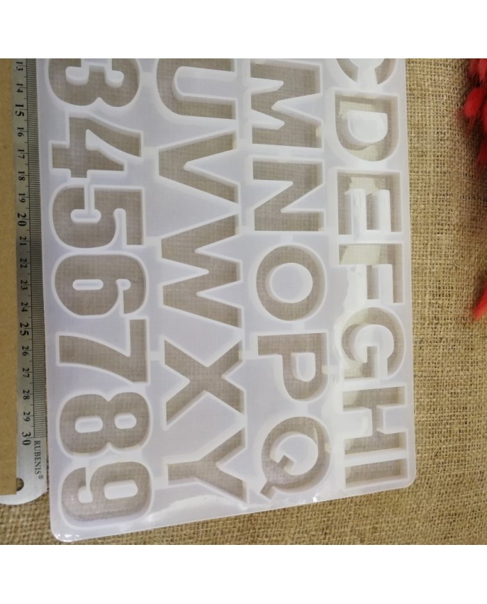 1Adet Harf Reçine Epoksi Kalıbı -Kod:220