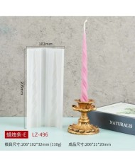 Pimli  Şamdan Mum Kalıbı - Hobi Silikon Kalıbı -kod 1255A