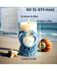 Yunus Model Silikon Mum Beton Kalıbı kod 1084F