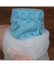 Yunus Model Silikon Mum Beton Kalıbı kod 1084F