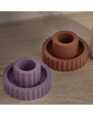 Şamdan Silikon Kalıp Beton Mum Altlıgı Kod 1004B