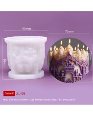 Katatirel Kale Epoksi Mum ve Beton Kalıbı - Kod: 1199C