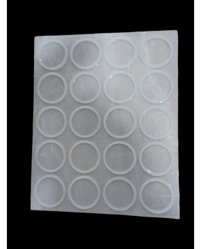 20 Lİ 6,8 CM REÇİNE EPOKSİ MAGNET KALIBI YUVARLAK MODEL