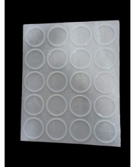 20 Lİ 6,8 CM REÇİNE EPOKSİ MAGNET KALIBI YUVARLAK MODEL