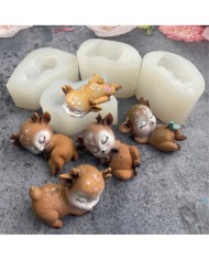 Sevimli geyik figürü Sırt Üstü Yatan Model Kod M1