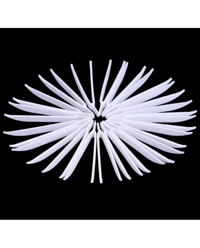 25 Adet - Plastik Cımbız -7,5 cm