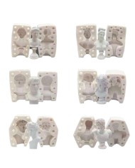 Roma Askeri Mum Beton Pimli Silikon Kalıp Kod 1259D