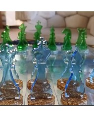 Satranç Altlığı Epoksi Reçine  Silikon Kalıbı Kod 1046