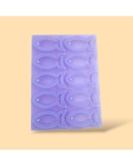 10 Adet Reçine Epoksi Kalıp Çoklu Kolye Anahtarlık Balık-55mm