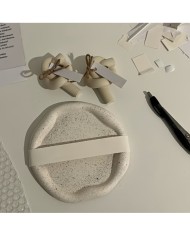 Asimetrik Yuvarlak Tepsi Bardak Altı Reçine Epoksi ve Beton Kalıbı - Kod:1272