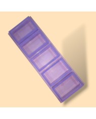 5 Adet Reçine Epoksi Sabun Mum Silikon Kalıp 8x4x2 cm