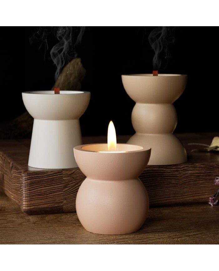 Beton Mum Şamdan Büstü KOD 1095B