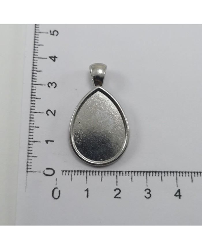 Metal Kolye Ucu - Damla