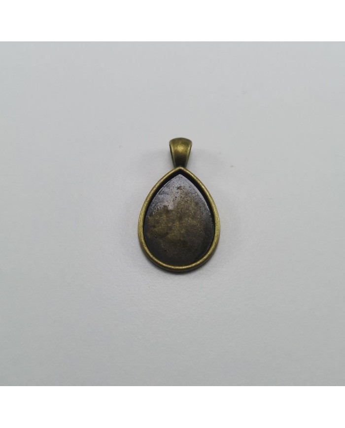 Metal Kolye Ucu - Damla