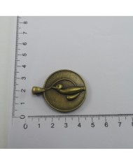 Metal Kolye Ucu - Kedili