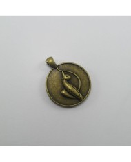 Metal Kolye Ucu - Kedili