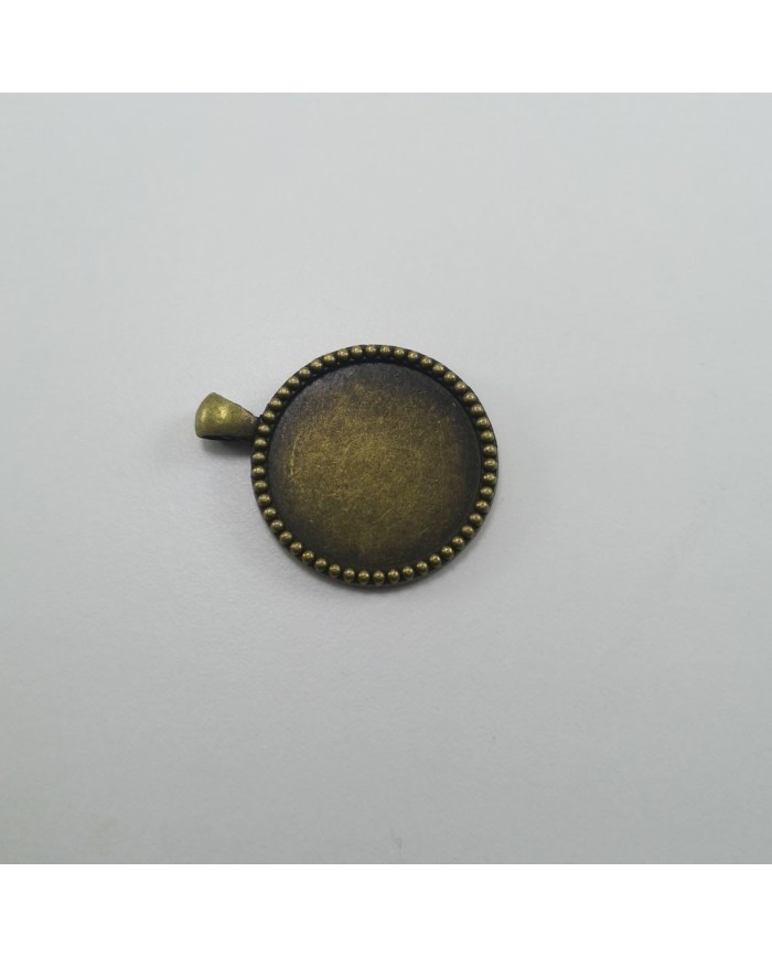 Metal Kolye Ucu - Kedili