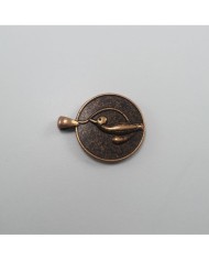 Metal Kolye Ucu - Kedili