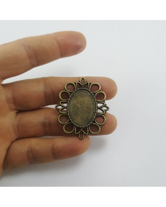 Metal Kolye Ucu - Çerçeve