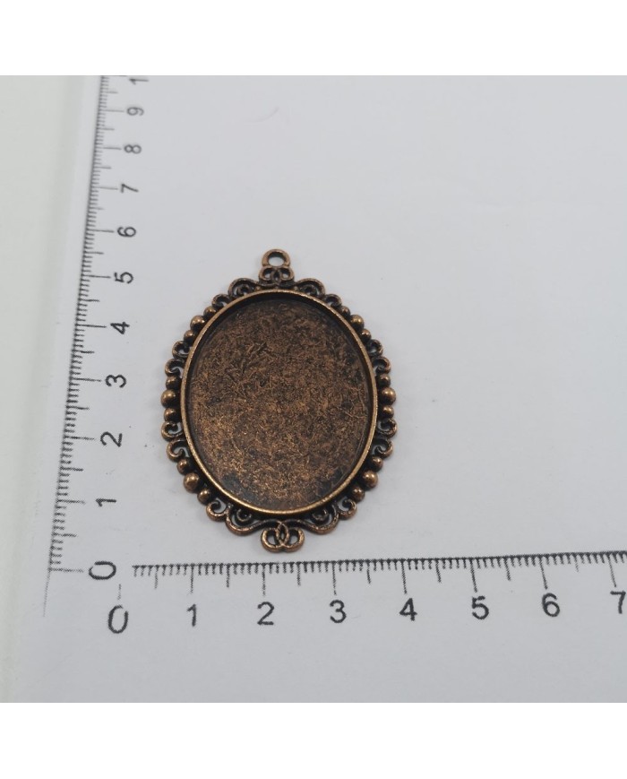 Metal Kolye Ucu - Çerçeve