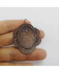 Metal Kolye Ucu - Çerçeve