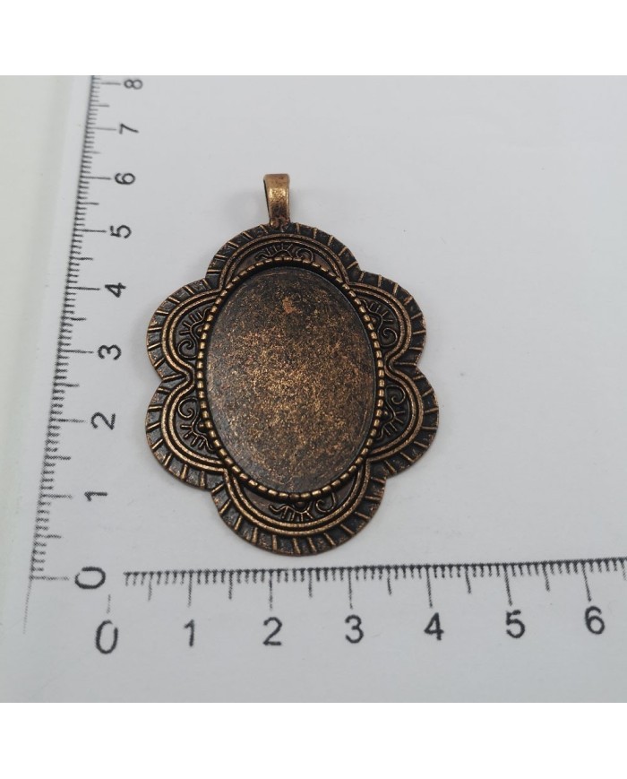 Metal Kolye Ucu - Çerçeve