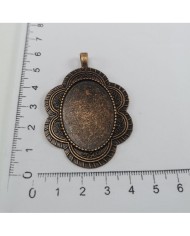 Metal Kolye Ucu - Çerçeve