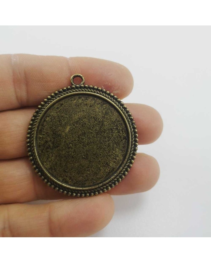 Metal Kolye Ucu - Çerçeve