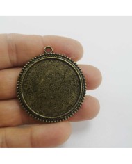 Metal Kolye Ucu - Çerçeve