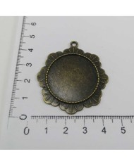 Metal Kolye Ucu - Çerçeve