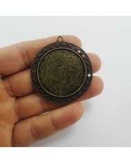 Metal Kolye Ucu - Çerçeve