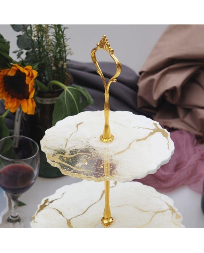 Yuvarlak Kek stand (sadece Kalıp) - Reçine Epoksi ve Beton Silikon Kalıp -Kod:209