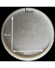 4 cm Derinlik de 80 cm Yuvarlak Masa & Sehpa - Hobi Silikon Kalıbı