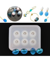 Arpa Boncuk Epoksi Kalıp Kehribar Model 16mm -Kod:163