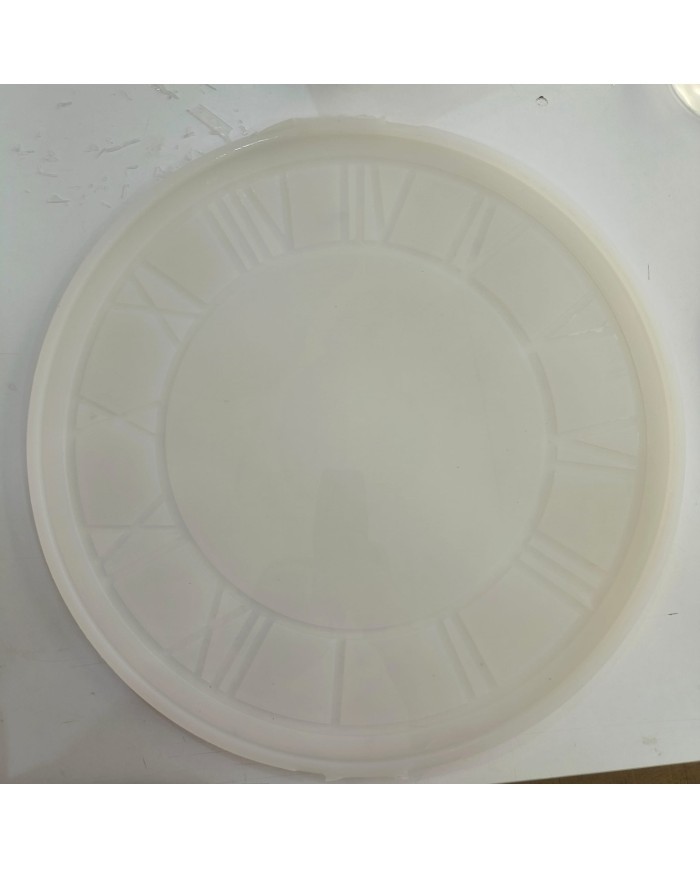 Roma Rakamlı Silikon Saat Kalıbı – 45 mm İç Çap | 46 mm Dış Çap | 1 cm Derinlik