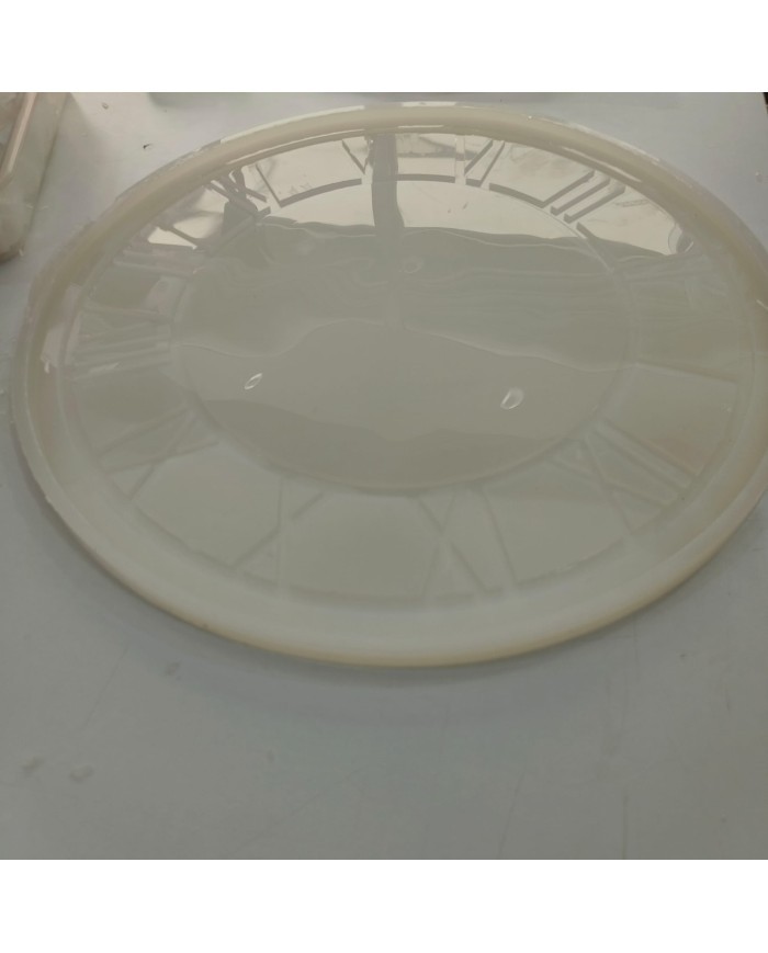 Roma Rakamlı Silikon Saat Kalıbı – 45 mm İç Çap | 46 mm Dış Çap | 1 cm Derinlik