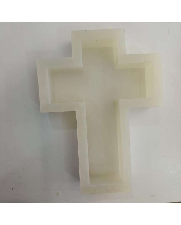 Haç Silikon Kalıp – 28 cm Uzunluk | 21 cm Genişlik | 4 cm Derinlik