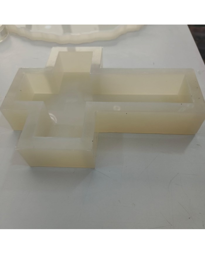 Haç Silikon Kalıp – 28 cm Uzunluk | 21 cm Genişlik | 4 cm Derinlik