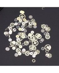 Mekanizma Metal Pul  Epoksi Ve Tırnak Süsleme