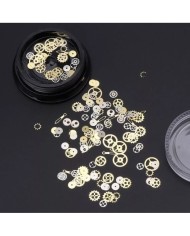 Mekanizma Metal Pul  Epoksi Ve Tırnak Süsleme